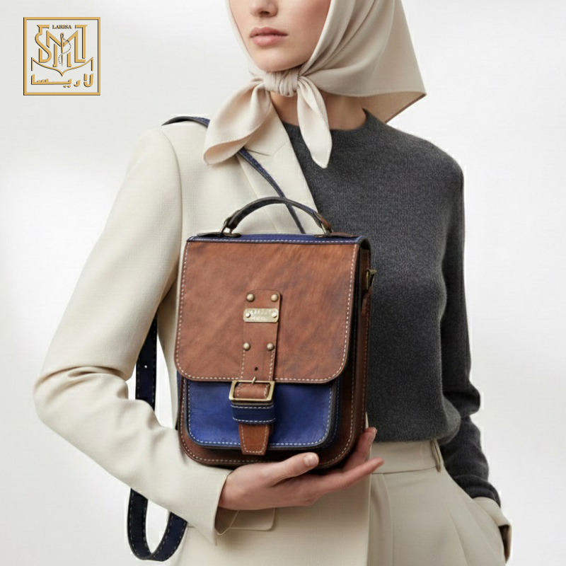 کیف چرم طبیعی ((مدل آرسان))