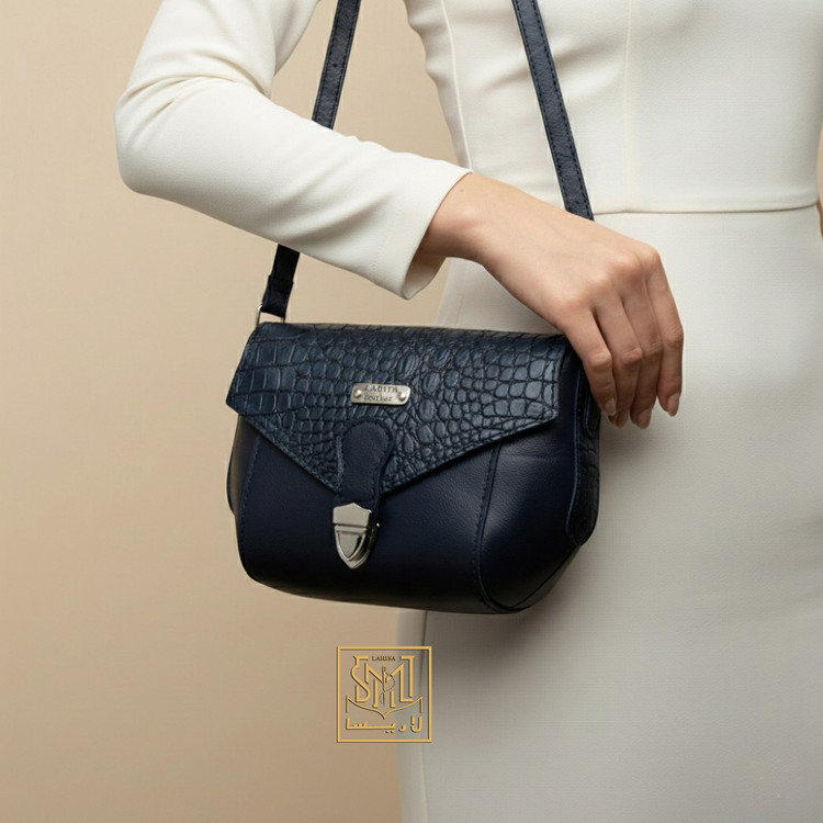 کیف چرم طبیعی ((مدل روشل))